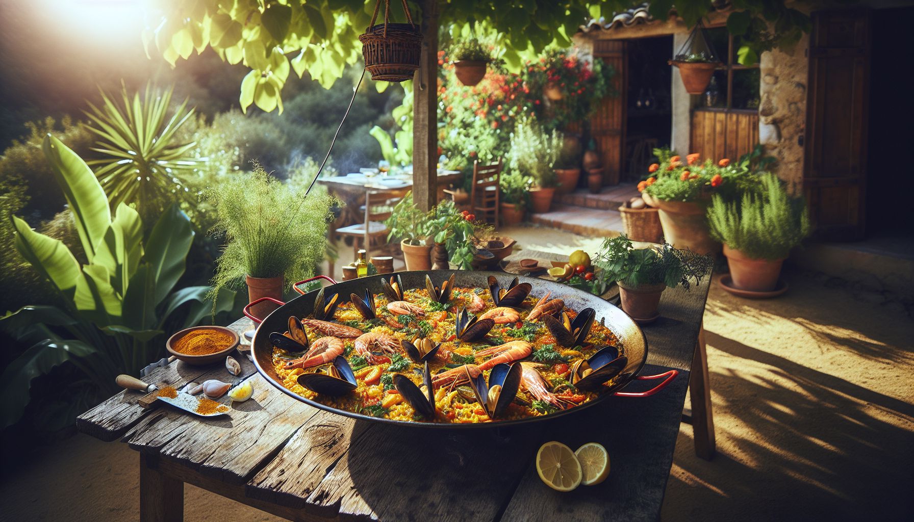 **Kesäkeittiön sydän – paella**