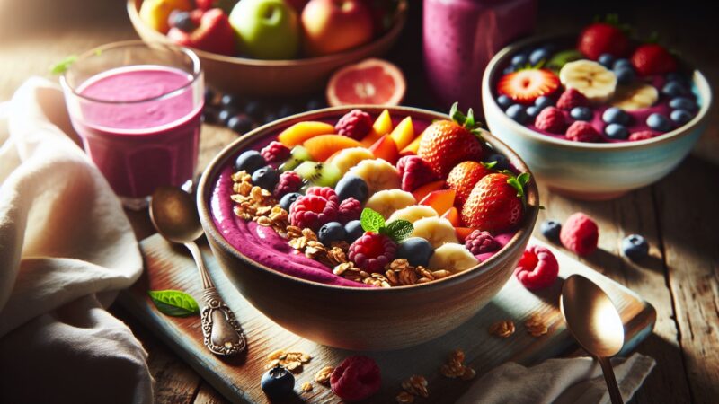 Smoothiebowlin lumoissa – terveellisen aamupalan trendiresepti