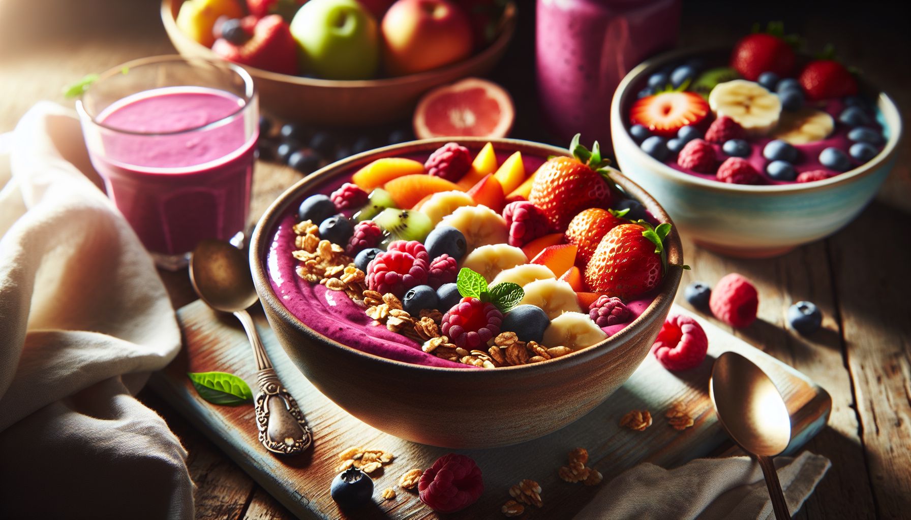 Smoothiebowlin lumoissa – terveellisen aamupalan trendiresepti