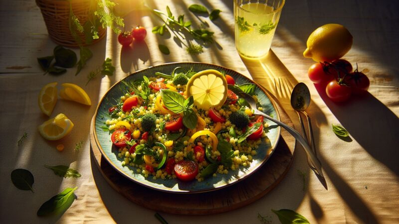 Aurinkoa lautasella: nauti kesäisestä couscous-salaatista