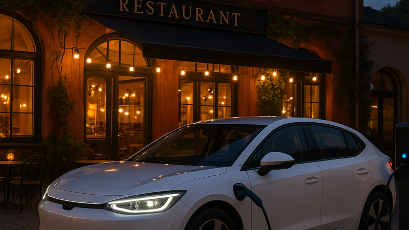 Ravintola ORA: Sähköautoilu vie eettiset illalliset uusiin ulottuvuuksiin